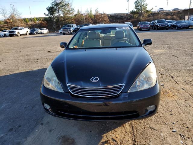 JTHBA30G655071300 - 2005 LEXUS ES 330 BLACK photo 5