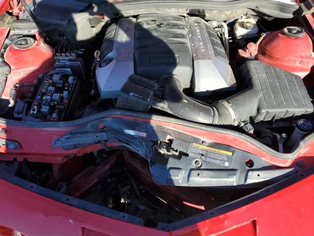 2G1FT1EW0A9136407 - 2010 CHEVROLET CAMARO SS RED photo 11