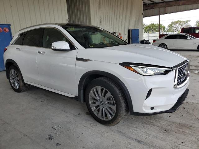 3PCAJ5BA7PF117719 - 2023 INFINITI QX50 LUXE WHITE photo 4