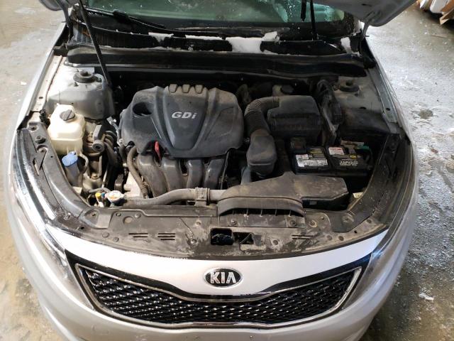 KNAGM4A77E5510519 - 2014 KIA OPTIMA LX SILVER photo 11