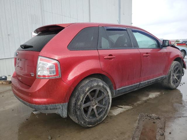 2FMDK48C49BA91394 - 2009 FORD EDGE SEL RED photo 3