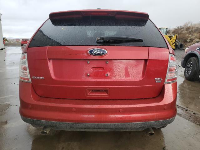 2FMDK48C49BA91394 - 2009 FORD EDGE SEL RED photo 6