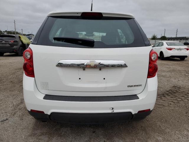 1GNALBEK5DZ102999 - 2013 CHEVROLET EQUINOX LS WHITE photo 6