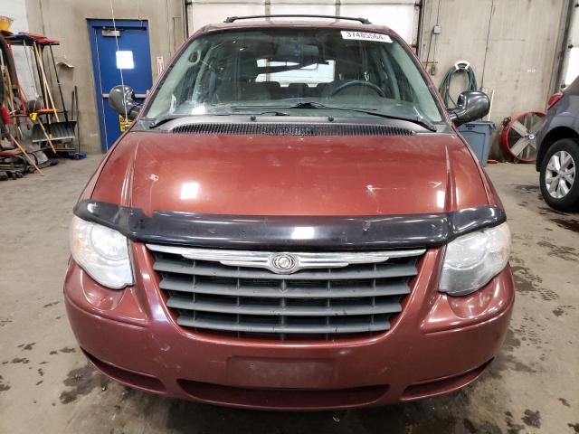 2A4GP54L27R183066 - 2007 CHRYSLER TOWN & COU TOURING BURGUNDY photo 5