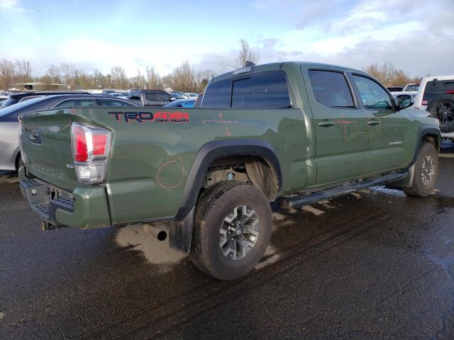 3TMDZ5BNXNM131728 - 2022 TOYOTA TACOMA DOUBLE CAB GREEN photo 3