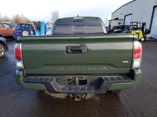 3TMDZ5BNXNM131728 - 2022 TOYOTA TACOMA DOUBLE CAB GREEN photo 6