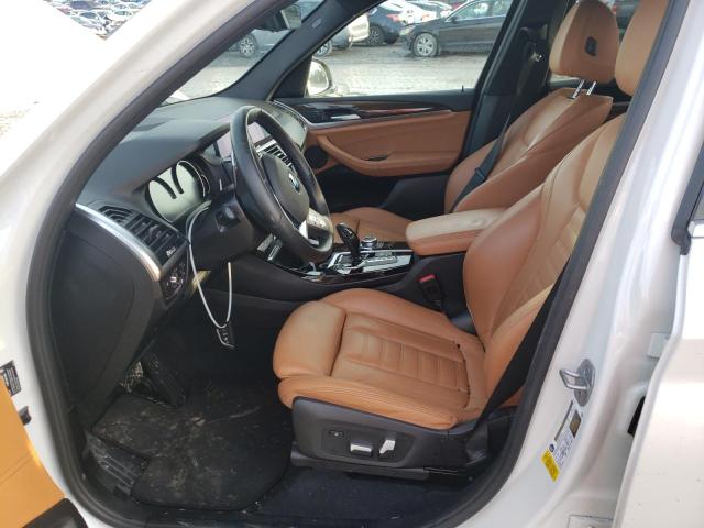 5UXTY3C07M9G39787 - 2021 BMW X3 SDRIVE30I WHITE photo 7