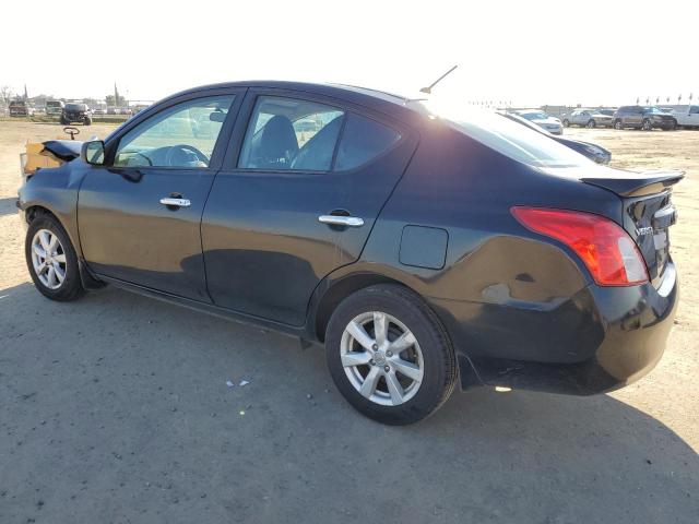 3N1CN7AP2DL882819 - 2013 NISSAN VERSA S BLACK photo 2