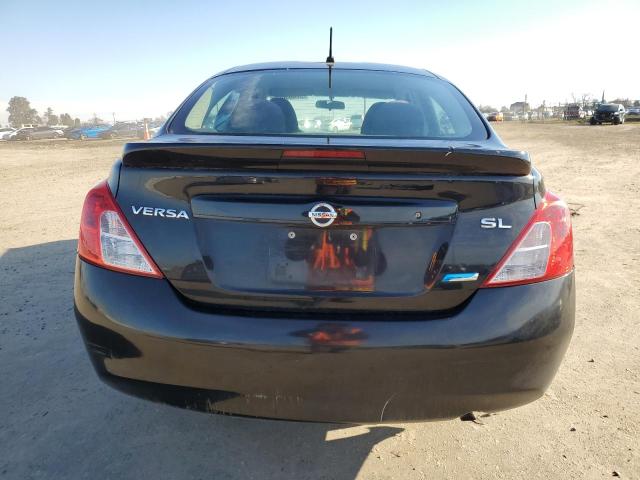 3N1CN7AP2DL882819 - 2013 NISSAN VERSA S BLACK photo 6