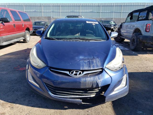 5NPDH4AE9GH713987 - 2016 HYUNDAI ELANTRA SE BLUE photo 5