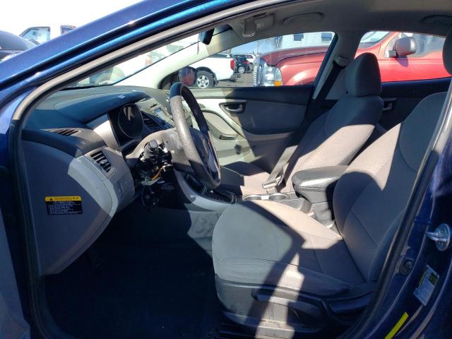 5NPDH4AE9GH713987 - 2016 HYUNDAI ELANTRA SE BLUE photo 7