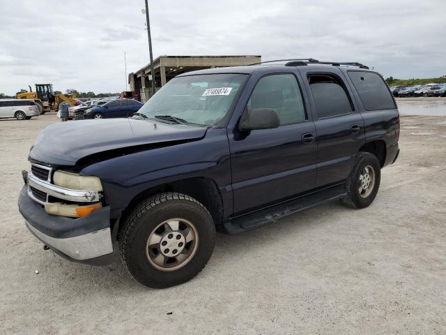 1GNEC13T61R227772 - 2001 CHEVROLET TAHOE C1500 BLUE photo 1