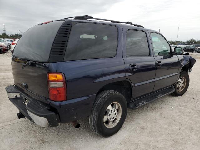 1GNEC13T61R227772 - 2001 CHEVROLET TAHOE C1500 BLUE photo 3