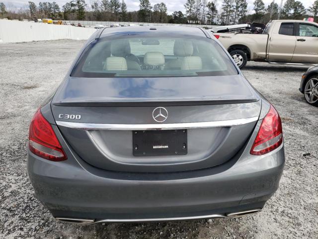 55SWF4JB9JU262830 - 2018 MERCEDES-BENZ C 300 GRAY photo 6