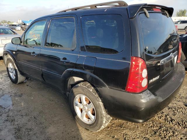 4F2YZ06175KM36560 - 2005 MAZDA TRIBUTE S BLACK photo 2