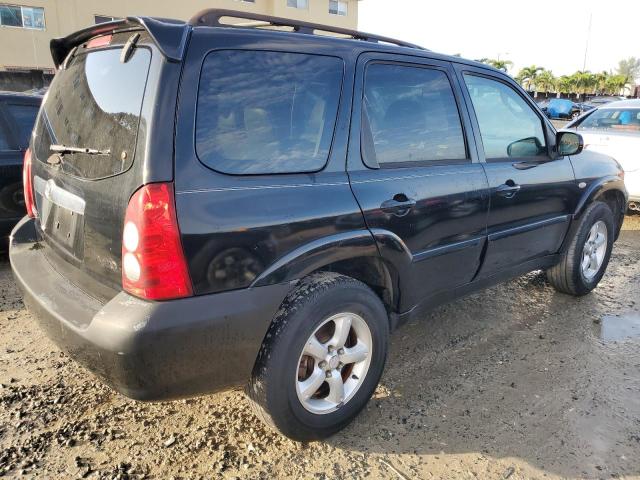 4F2YZ06175KM36560 - 2005 MAZDA TRIBUTE S BLACK photo 3