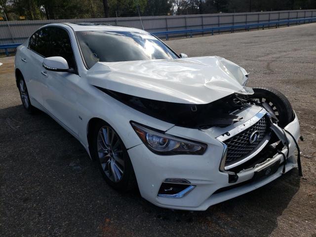 JN1EV7AP0JM590256 - 2018 INFINITI Q50 LUXE WHITE photo 4