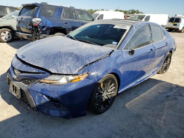 4T1K61AKXPU166991 - 2023 TOYOTA CAMRY XSE BLUE photo 1