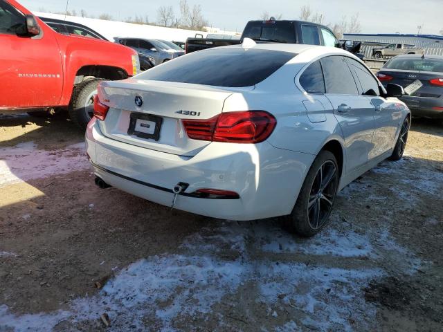 WBA4J3C57KBL09167 - 2019 BMW 430XI GRAN COUPE WHITE photo 3