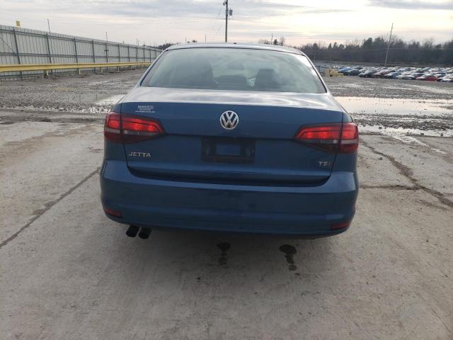 3VW2B7AJ8HM407685 - 2017 VOLKSWAGEN JETTA S BLUE photo 6