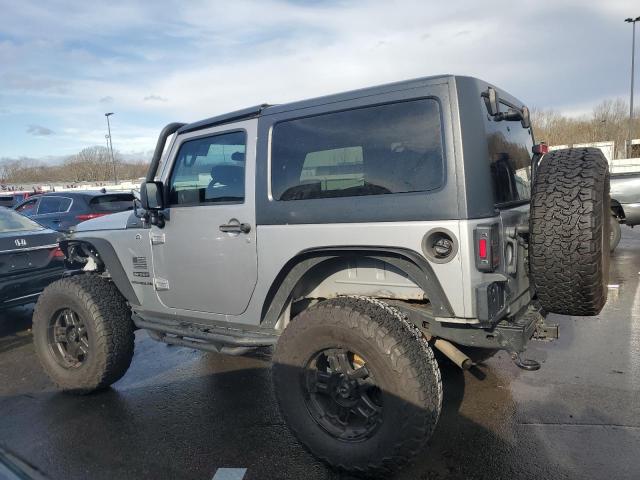 1C4AJWAG0DL684861 - 2013 JEEP WRANGLER SPORT GRAY photo 2