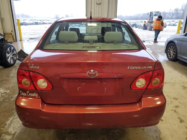 1NXBR32E78Z048894 - 2008 TOYOTA COROLLA CE RED photo 6