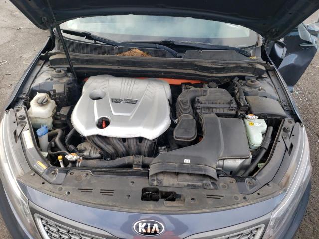 KNAGM4AD2F5084195 - 2015 KIA OPTIMA HYBRID BLUE photo 11