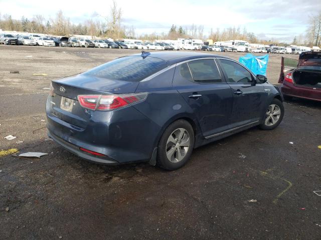 KNAGM4AD2F5084195 - 2015 KIA OPTIMA HYBRID BLUE photo 3