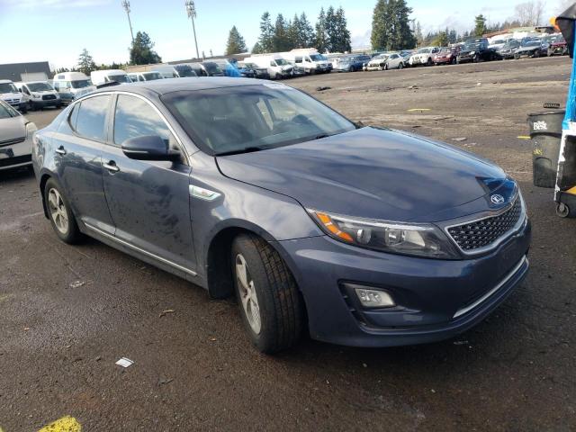 KNAGM4AD2F5084195 - 2015 KIA OPTIMA HYBRID BLUE photo 4