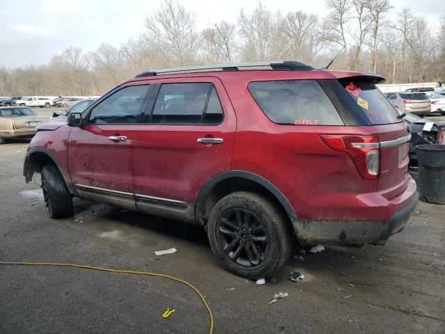 1FM5K8D88FGC35921 - 2015 FORD EXPLORER XLT RED photo 2