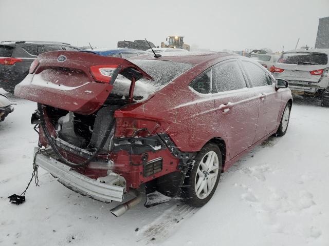 3FA6P0H78ER278715 - 2014 FORD FUSION SE BURGUNDY photo 3