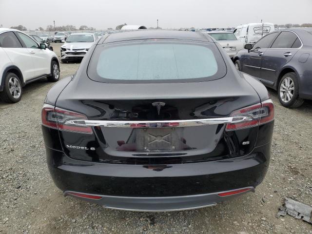 5YJSA1H18EFP55706 - 2014 TESLA MODEL S შავი ფოტო 6