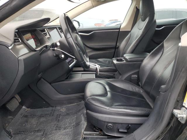 5YJSA1H18EFP55706 - 2014 TESLA MODEL S შავი ფოტო 7