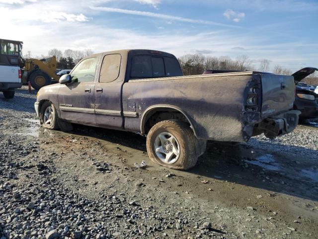 5TBBT4415YS001530 - 2000 TOYOTA TUNDRA ACCESS CAB ლურჯი ფოტო 2