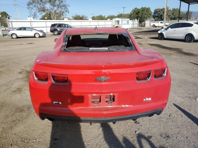 2G1FA1E33D9208233 - 2013 CHEVROLET CAMARO LS RED photo 6