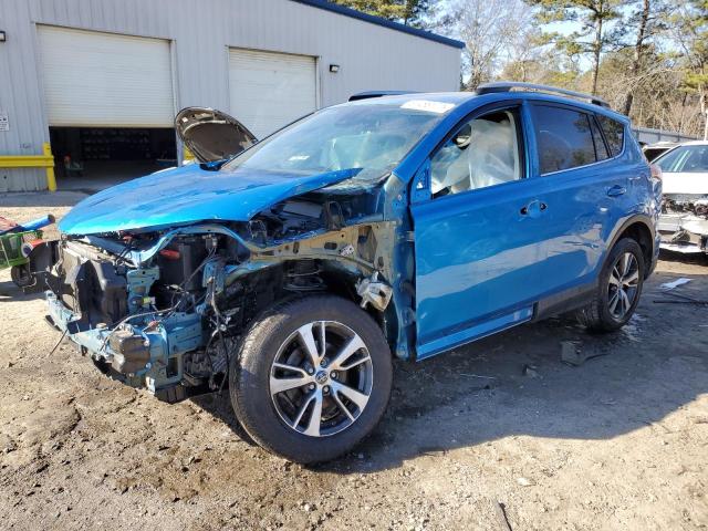 2T3WFREVXHW332651 - 2017 TOYOTA RAV4 XLE BLUE photo 1