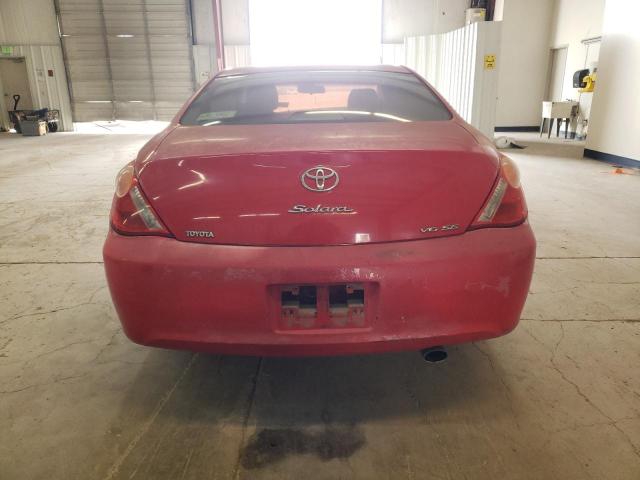 4T1CA38P26U103303 - 2006 TOYOTA CAMRY SOLA SE RED photo 6