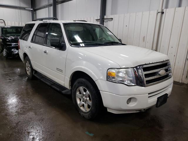 1FMFU16568LA30634 - 2008 FORD EXPEDITION XLT WHITE photo 4