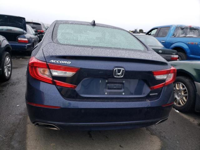 1HGCV1F98JA015305 - 2018 HONDA ACCORD TOURING BLUE photo 6