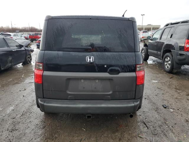 5J6YH28644L033470 - 2004 HONDA ELEMENT EX BLACK photo 6