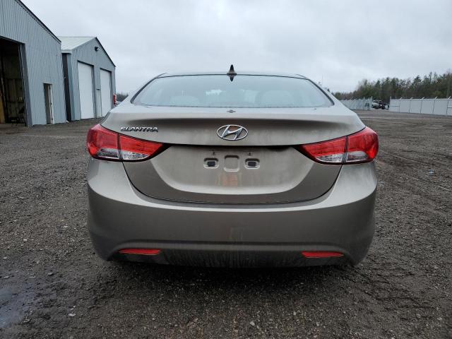 5NPDH4AE5DH326588 - 2013 HYUNDAI ELANTRA GLS GRAY photo 6