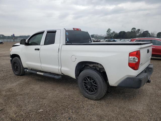 5TFUM5F18EX056513 - 2014 TOYOTA TUNDRA DOUBLE CAB SR/SR5 WHITE photo 2