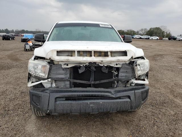 5TFUM5F18EX056513 - 2014 TOYOTA TUNDRA DOUBLE CAB SR/SR5 WHITE photo 5