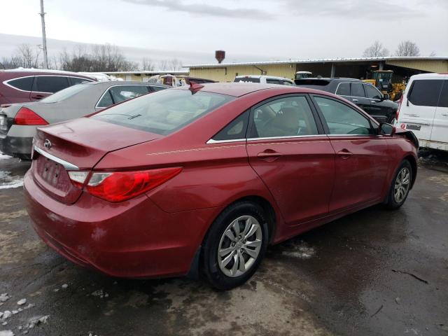 5NPEB4AC8CH364237 - 2012 HYUNDAI SONATA GLS BURGUNDY photo 3