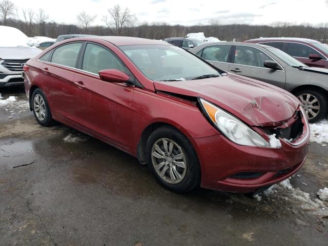 5NPEB4AC8CH364237 - 2012 HYUNDAI SONATA GLS BURGUNDY photo 4