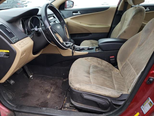 5NPEB4AC8CH364237 - 2012 HYUNDAI SONATA GLS BURGUNDY photo 7