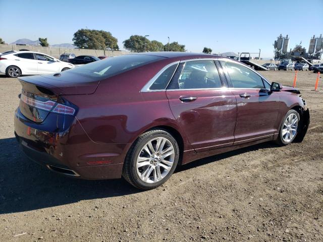 3LN6L2LU2DR812154 - 2013 LINCOLN MKZ HYBRID BURGUNDY photo 3