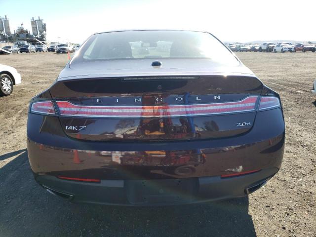 3LN6L2LU2DR812154 - 2013 LINCOLN MKZ HYBRID BURGUNDY photo 6