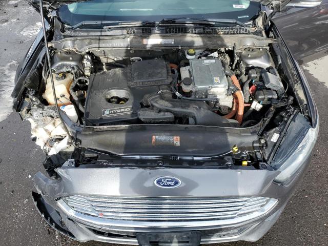 3FA6P0LUXFR293831 - 2015 FORD FUSION SE HYBRID CHARCOAL photo 11