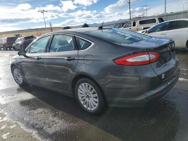 3FA6P0LUXFR293831 - 2015 FORD FUSION SE HYBRID CHARCOAL photo 2